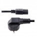 Cabo de Alimentação Startech 713E1MPWRCORDST, 1m, CEE 7/7 - IEC C13