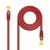 Cabo de Rede Nanocable Cat.6A - RJ45, LSZH, 3m, Vermelho