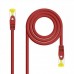 Cabo de Rede Nanocable Cat.6A - RJ45, LSZH, 3m, Vermelho