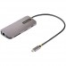 StarTech.com USB C Multiport Adapter, 4K 60Hz HDMI Video, 3 Pt 5Gbps USB-A Hub, 100W Power Delivery Pass-Through, GbE, SD/MicroSD, USB Type-C Mini Travel Dock, 12