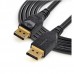 StarTech.com 13ft/4m VESA Certified DisplayPort 1.4 Cable, 8K 60Hz HBR3 HDR, Super UHD DisplayPort to DisplayPort Monitor Cord, Ultra HD 4K 120Hz DP 1.4 Video Cable M/M DP Connectors - DP 1.4 Latching Cable - Cabo DisplayPort - DisplayPort (M) travad