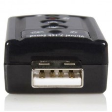 Placa de Som StarTech.com ICUSBAUDIO7 - Externa - USB - 2 Canais