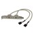 Cabo Startech USB 2.0 Fêmea para IDC Fêmea USBPLATE 0,29cm Cinzento