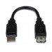Extensor Startech USB 2.0 Tipo A Macho/Fêmea, USBEXTAA6IN, 15cm