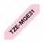 Etiqueta Brother TZEMQE31 - Rosa/Preto 12mm (4m)
