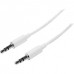 Cabo de Áudio Estéreo StarTech.com MU2MMMSWH (2m, Mini Jack 3,5mm, Branco) Cabo de Áudio Estéreo StarTech.com MU2MMMSWH (2m, Mini Jack 3,5mm, Branco)