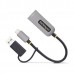 Usb 3.0 Type-C To 2.5 Gigabit Cabl Ethernet Adapter W/Usb-A Convert