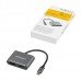 StarTech.com USB C Multiport Video Adapter, 4K 60Hz USB-C to HDMI 2.0 or DisplayPort 1.2 Monitor Adapter, USB Type-C 2-in-1 Display Converter HDMI/DP HBR2 HDR, Thunderbolt 3 Compatible - USB-C 2 in 1 Adapter (CDP2DPHD) - Adaptador de vídeo - 24 pin U StarTech.com USB C Multiport Video Adapter, 4K 60Hz USB-C to HDMI 2.0 or DisplayPort 1.2 Monitor Adapter, USB Type-C 2-in-1 Display Converter HDMI/DP HBR2 HDR, Thunderbolt 3 Compatible - USB-C 2 in 1 Adapter (CDP2DPHD) - Adaptador de vídeo - 24 pin U