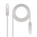 Cabo Nanocable RJ45 Cat.5e UTP AWG24 0,25m Cinza
