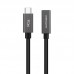 Cabo Nanocable USB-C 3.2 Gen2x2 60W 4K/60Hz 1m Preto