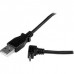 Cabo Adaptador StarTech.com USBAUB1MU, USB-A para Micro USB-B, 1m, Angulado Cabo Adaptador StarTech.com USBAUB1MU, USB-A para Micro USB-B, 1m, Angulado