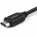 StarTech.com 6in High Speed HDMI Port Saver Cable with 4K 60Hz - Short HDMI 2.0 Male to Female Adapter Cable - Port Extender (HD2MF6INL) - Cabo de extensão HDMI - HDMI macho reto para HDMI fêmea reto - 15.2 cm - proteção dupla - preto - suporte de 4K
