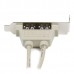 Cabo Startech USB 2.0 Fêmea para IDC Fêmea USBPLATE 0,29cm Cinzento Cabo Startech USB 2.0 Fêmea para IDC Fêmea USBPLATE 0,29cm Cinzento