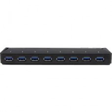 StarTech.com Concentrador USB 3.0 de 10 portas com portas de carregamento e sincronização - 2 x portas 1,5A - Switch de compartilhamento periférico USB - 10 x SuperSpeed USB 3.0 - desktop - para P/N: DKWG30DPHPD, DKWG30DPHPDU, TB33A1C, USB312SAT3CB,