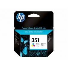 HP 351 - cor (ciano,magenta,amarelo) - original - tinteiro - CB337EE#ABE