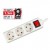 Extensão Eléctrica Napofix: 3 Tomadas, 1,5m, 3680W, 16A, 250V Extensão Eléctrica Napofix: 3 Tomadas, 1,5m, 3680W, 16A, 250V