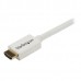 23 ft White CL3 In-wall HDMI Cable - M/M