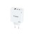 Tooq Cargador de Pared Gan 2 Usb-C/Pd + Usb-A/Qc 65w - Blanco