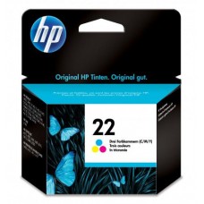 Tinteiro HP 22 Tricolor, C9352AE, 5ml, para Impressão de Texto e Gráficos