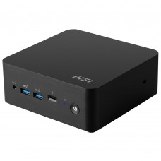 MSI - Cubi NUC 1M-037ES - I3-100U, SO-DIMM DDR5 8GB (8GB*1), 256G M.2 PCIe SSD, Windows 11 Home - Black