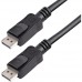 StarTech.com 3m Certified DisplayPort 1.2 Cable M/M with Latches DP 4k - Cabo DisplayPort - DisplayPort (M) para DisplayPort (M) - 3 m - travada, moldado - preto