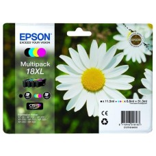 Epson - Multipack 4 cores Série 18XL Margarida Tinta Claria Home (c/alarme RF+AM)