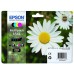 Epson - Multipack 4 cores Série 18XL Margarida Tinta Claria Home (c/alarme RF+AM)