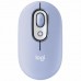 Logitech Pop Mouse, Ratón Inalámbrico Bluetooth Lila