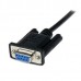 Cabo Serial Null Modem Startech 1m, DB9F-DB9M Cabo Serial Null Modem Startech 1m, DB9F-DB9M