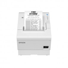 Epson TM-T88VII (111) - Impressora de recibos de alta velocidade, USB, Ethernet, Serial, PS, White Epson TM-T88VII (111) - Impressora de recibos de alta velocidade, USB, Ethernet, Serial, PS, White