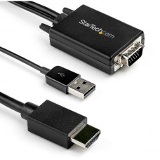 Adaptador StarTech VGA para HDMI (2m) com Áudio USB - 1080p