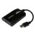 StarTech.com USB 3.0 to HDMI External Video Card Adapter - DisplayLink Certified - 1920x1200 - MultiMonitor Graphics Adapter - Supports Mac & Windows (USB32HDPRO) - Cabo adaptador - USB Tipo A macho para HDMI fêmea - 16 cm - preto - suporte 1920 x 12