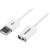 StarTech.com 3m White USB 2.0 Extension Cable Cord - A to A - USB Male to Female Cable - 1x USB A (M), 1x USB A (F) - White, 3 meter (USBEXTPAA3MW) - Cabo de extensão USB - USB (F) para USB (M) - USB 2.0 - 3 m - moldado - branco - para P/N: MSDREADU2