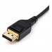 StarTech.com 6ft (2m) VESA Certified Mini DisplayPort to DisplayPort 1.4 Cable, 8K 60Hz HBR3 HDR, Super UHD mDP to DP 1.4 Cord, Slim (34 AWG) Ultra HD 4K 120Hz, Monitor/Video Cable - mDP to DP Cable (DP14MDPMM2MB) - Cabo DisplayPort - Mini DisplayPor